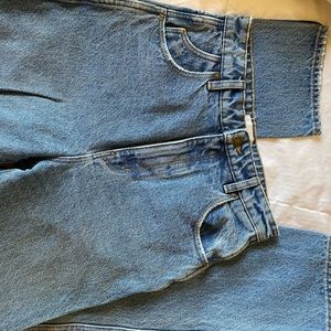 Rollas super high rise straight denim